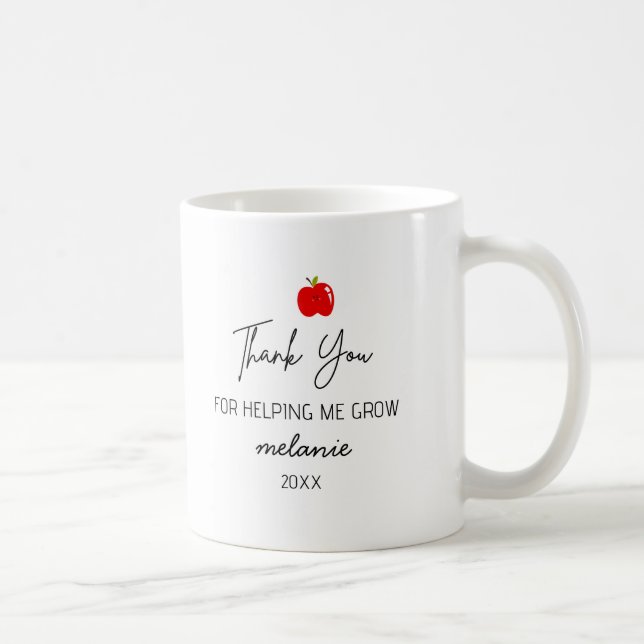Schulbedarf Regenbogen Individueller Dank an den L Kaffeetasse (Rechts)