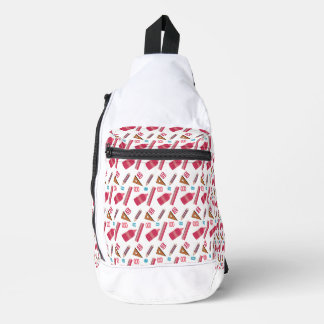 Schulbedarf Schulmaterial zurück zur Schule Lineal Crossbody Bag