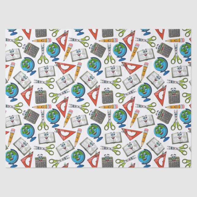 Schulbedarf Seidenpapier (Vorderseite)