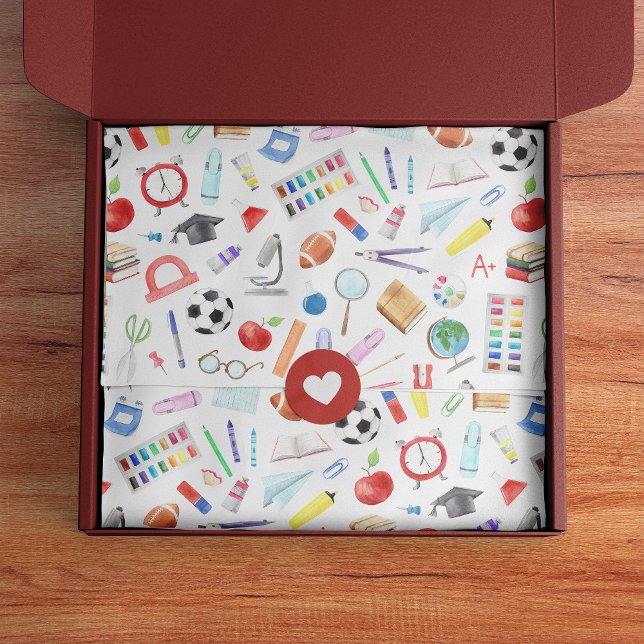 Schulbedarf zurück zum Schulmodell Seidenpapier (Von Creator hochgeladen)