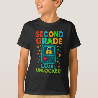 Schulbeginn Gamer Ck Zweite Klasse freigeschaltet  T-Shirt