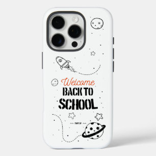 Schulbeginn-Typografie-Design iPhone 16 Pro Hülle