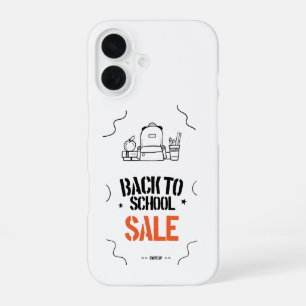 Schulbeginn-Typografie-Design iPhone 16 Hülle