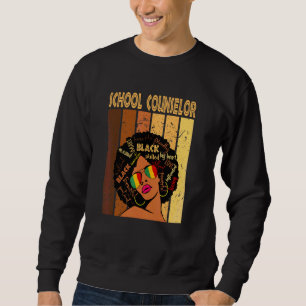 Schulberater Afro American Black Histor Sweatshirt