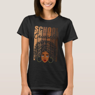 Schulberater Black History Apparel Afro Melani T-Shirt