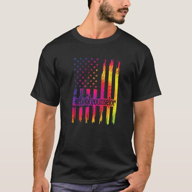 Schulberater der US-Flaggenschule Beratung T-Shirt (Vorderseite)