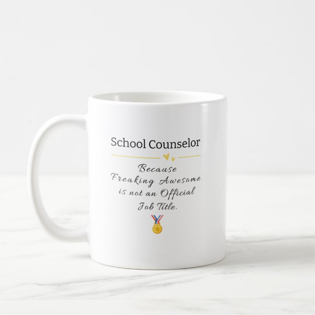Schulberater: Freaking Phantastisch Job Title Kaffeetasse (Links)