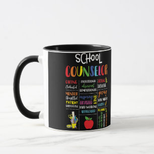 Schulberater Gekümmert engagierter Freund gewidme Tasse