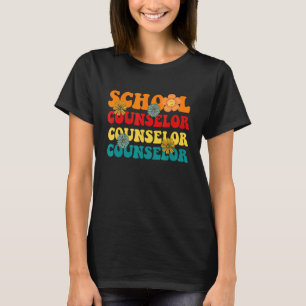 Schulberater Groovy Retro Vintag T-Shirt