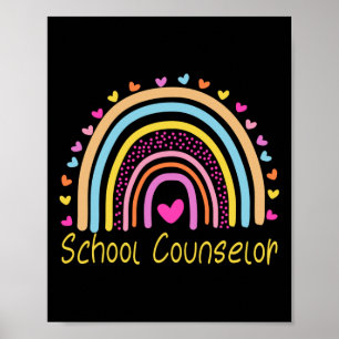 Schulberater Rainbow Poster