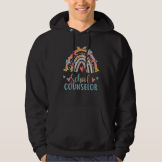 Schulberater Rainbow Print Counselor Hoodie