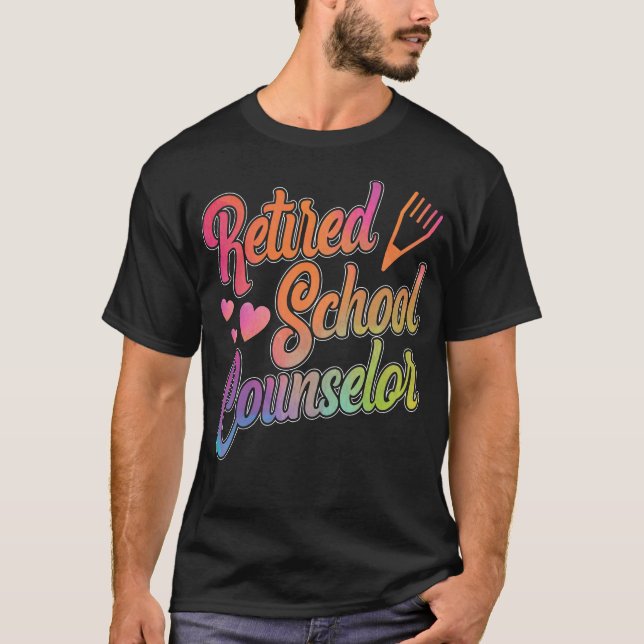 Schulberater Rudene Schulberaterin Ermüdung T-Shirt (Vorderseite)