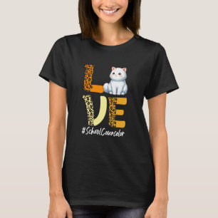 Schulberater Süßes Katz Kostüm Leopard Pro T-Shirt