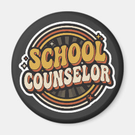 Schulberater Zurück zur Schule Lehrer-Team Crew Magnet