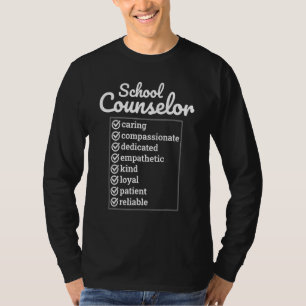 Schulberatungsberaterbewertung zurück zum Studium T-Shirt
