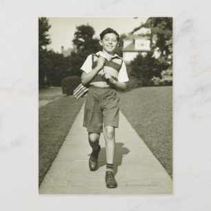 Schulbesuch Postkarte