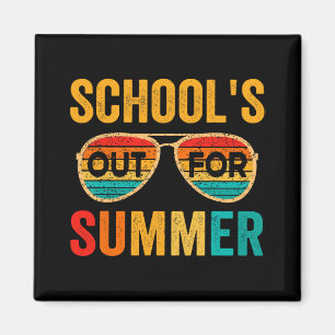 Schulbesuche für den Sommer des letzten Schultages Magnet