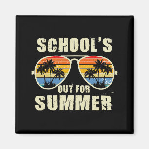 Schulbesuche für den Sommer des letzten Schultages Magnet