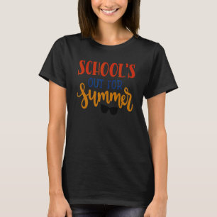 Schulbesuche für den Sommer des letzten Schultages T-Shirt