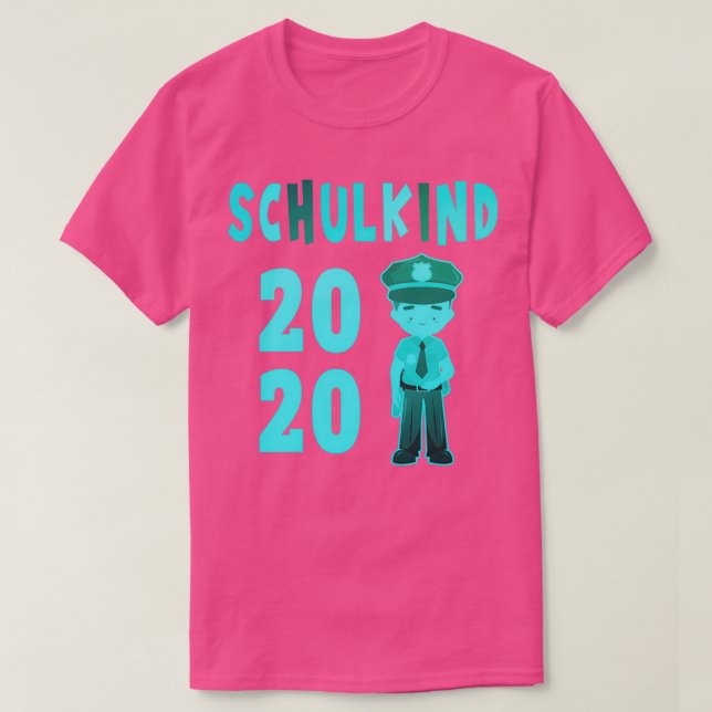 Schulbesuchspolizei Kinderbusfahrer T-Shirt (Design vorne)