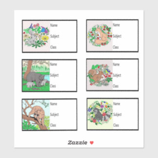 Schulbuchaufkleber Aufkleber