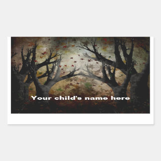 Schulbuchaufkleber Rechteckiger Aufkleber