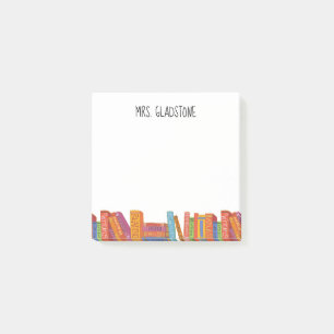 Schulbücher addieren Namen 3 x 3 Post-it Klebezettel