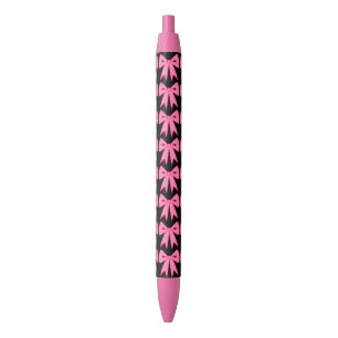 Schulbüro-Geschenk Stift mit rosa Schleife