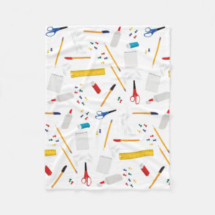 Schulbüros und Handwerksbedarf Muster Fleecedecke