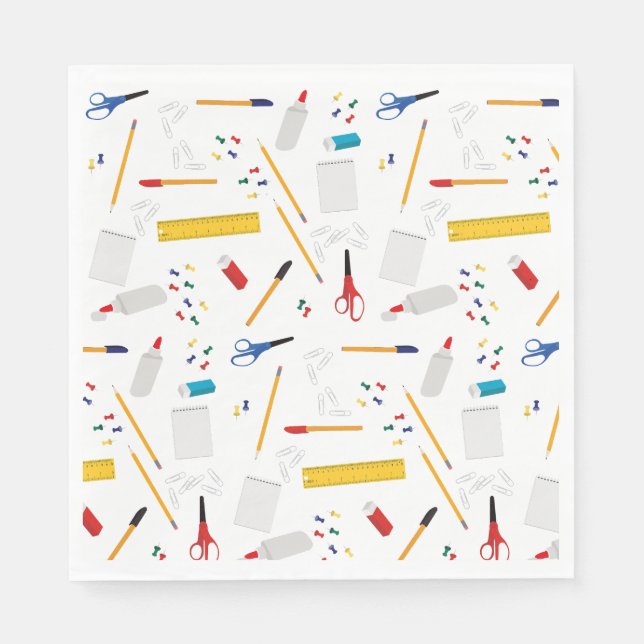 Schulbüros und Handwerksbedarf Muster Serviette (Vorderseite)