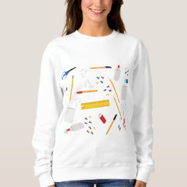 Schulbüros und Handwerksbedarf Muster Sweatshirt
