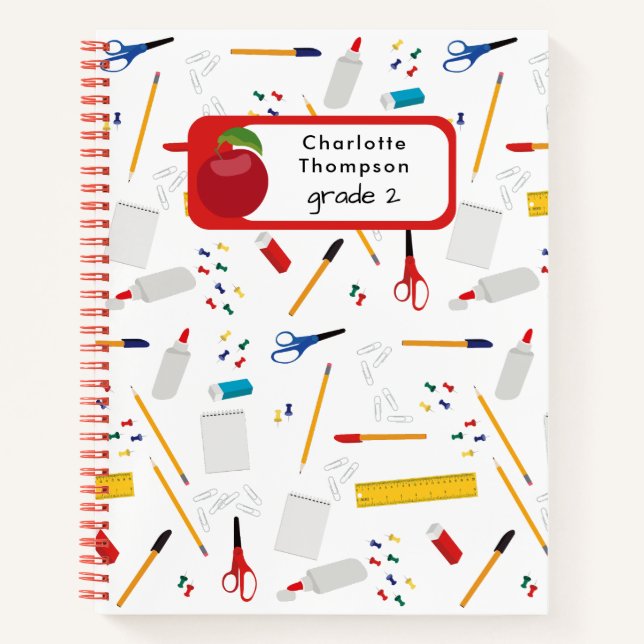 Schulbüros und Handwerkslieferungen Musterschüler Notizbuch (Vorderseite)