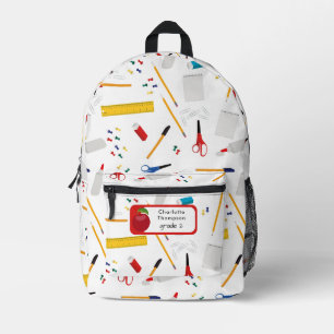 Schulbüros und Handwerkslieferungen Name der Schül Bedruckter Rucksack