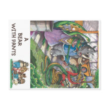 Schulbus aus dem Buch "Ein Bär mit Pants"