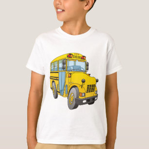 Schulbus-Cartoon T-Shirt