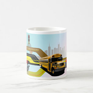 Schulbus Cyber City Kaffeetasse