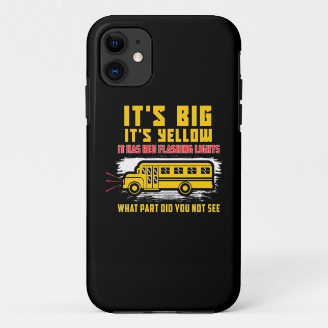 Schulbus - es ist groß Case-Mate iPhone hülle (Rückseite)