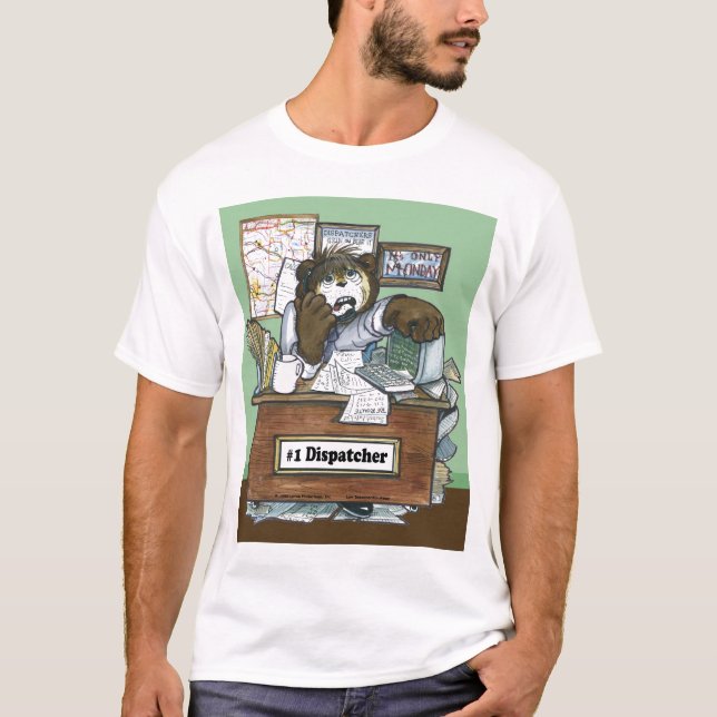 Schulbus-Fahrdienstleiter T-Shirt (Vorderseite)