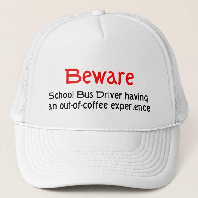 Schulbus-Fahrer-Hut Truckerkappe (Vorderseite)