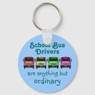 Schulbus-Fahrer Schlüsselanhänger