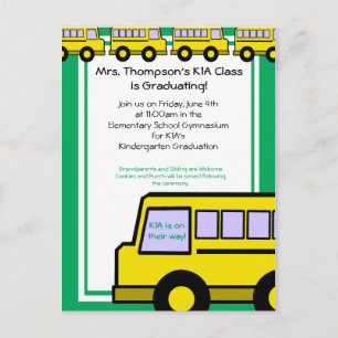 Schulbus/Foto Postkarte