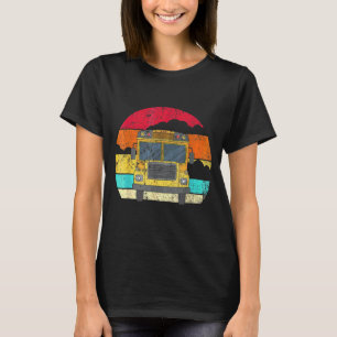 Schulbus für Schulbusfahrer und Busman T-Shirt