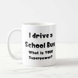 Schulbus, ich fahre kaffeetasse