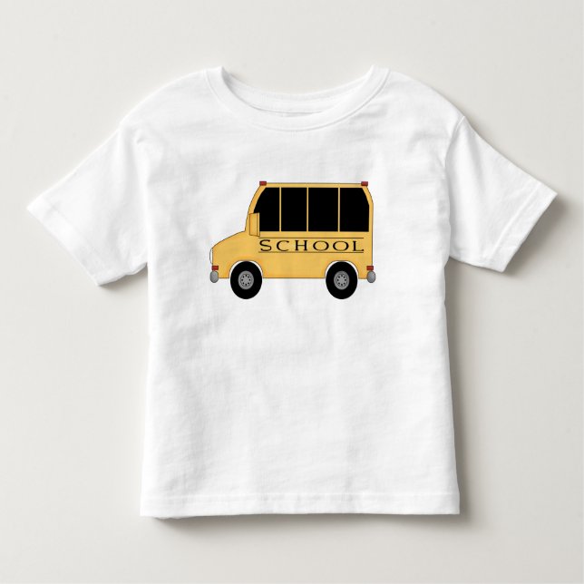 Schulbus Kleinkind T-shirt (Vorderseite)