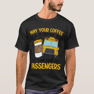 Schulbus-Monitor-Kaffee-Bus-Monitor T-Shirt