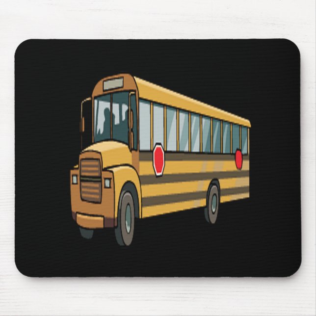 Schulbus Mousepad (Vorne)