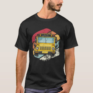 Schulbus Retro Circuit School Busfahrer T-Shirt
