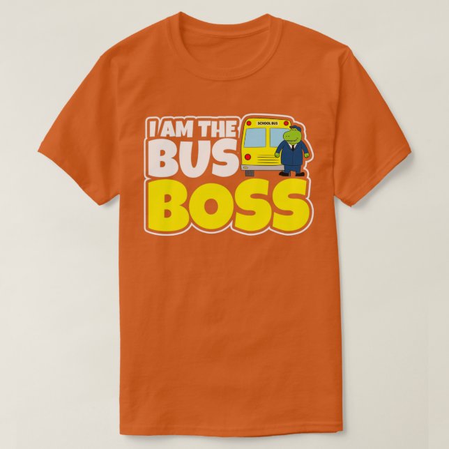 Schulbus Shirt Ich bin Busfahrer Geschenk 1 (Design vorne)