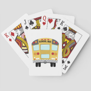 Schulbus Spielkarten