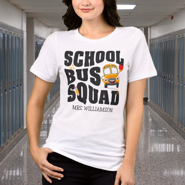 Schulbus-Team Tri-Blend Shirt (Von Creator hochgeladen)